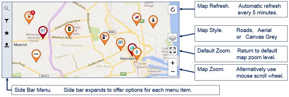 Map Control Icons