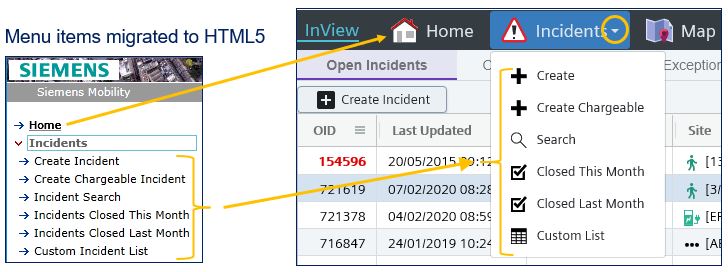 Menu Mapping from Silverlight to HTML5